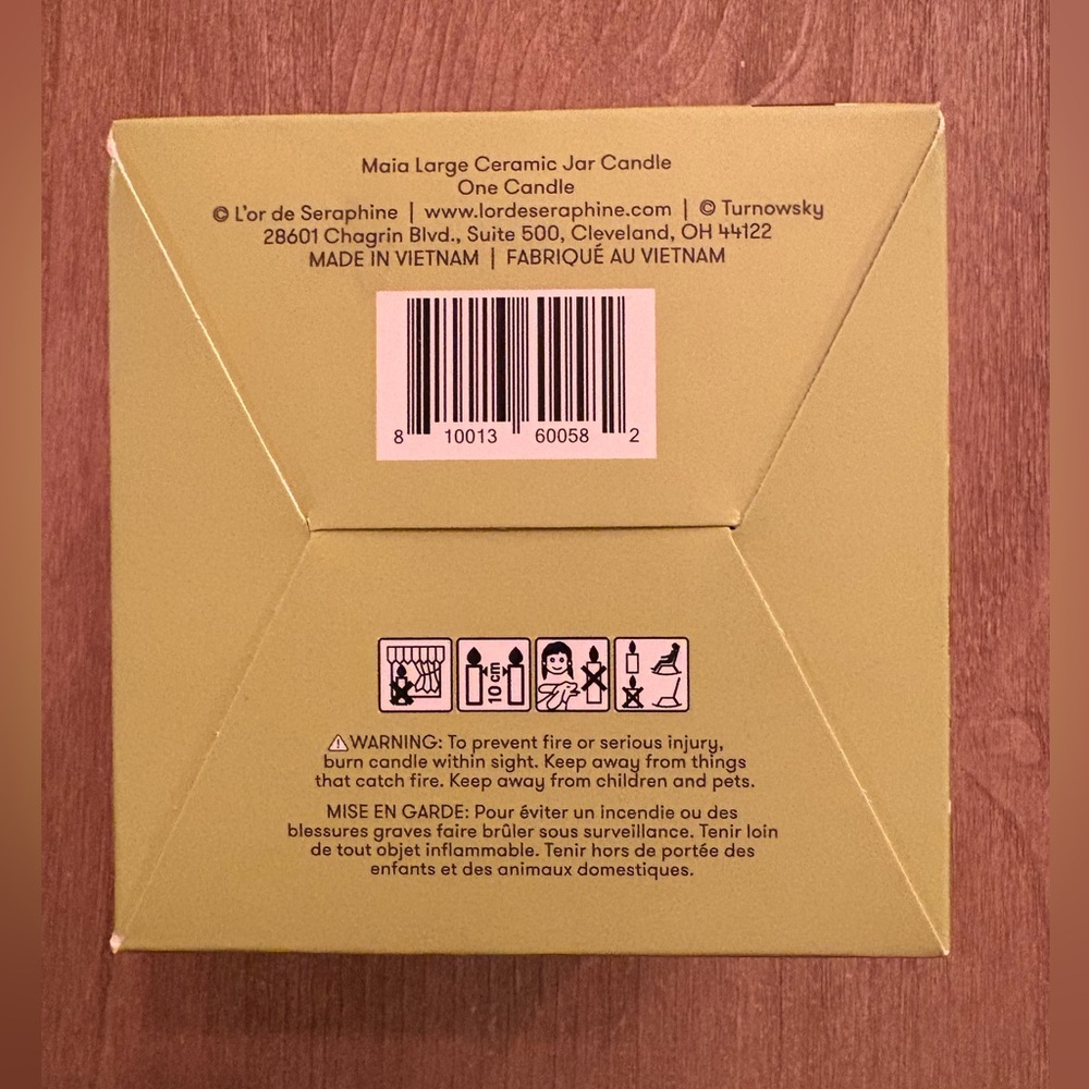L'OR DE SERAPHINE Maia Candle BNIB Large NO. 12 Grapefruit and Coriander - Picture 9 of 12